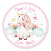 UnicornとRainbow Thank You Feel