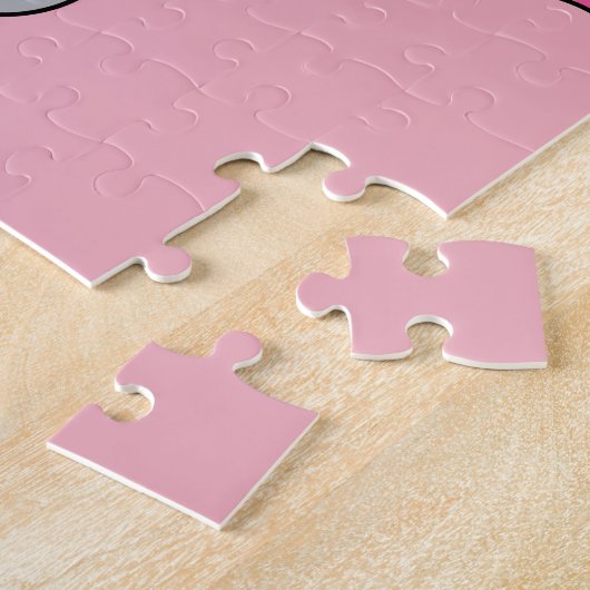 UnicornとRainbow with Cloudsかわいい ジグソーパズル (側面)