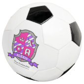 Unicornの女の子の名前アレクシスのピンクパープルを意味する サッカーボール (3/4)