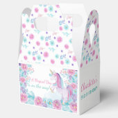 Unicornの好意ボックス、魔法の誕生日パーティー フェイバーボックス (オープン)
