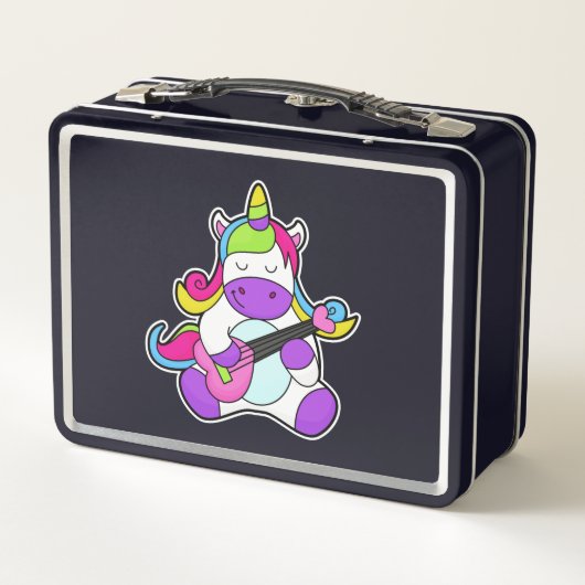 Unicornをギターとミュージシャンとして メタルランチボックス (裏面)