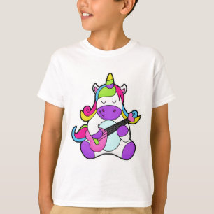 Unicornをギターとミュージシャンとして Tシャツ