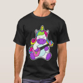 Unicornをギターとミュージシャンとして Tシャツ (正面)