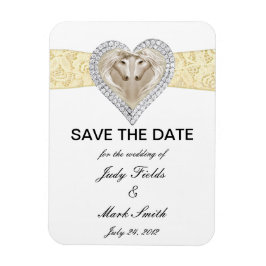 Unicornイエローレース日付磁石を保存 マグネット