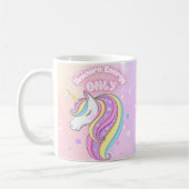 Unicornエネルギーのみピンクキッズセラミックマグカップ コーヒーマグカップ (左)