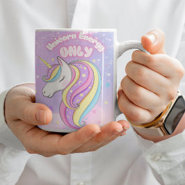 Unicornエネルギーのみピンクキッズセラミックマグカップ コーヒーマグカップ