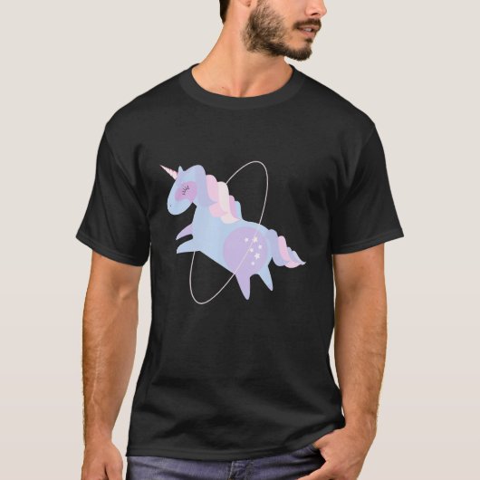 Unicornグラフィック体操体操Acrobat Tシャツ (正面)