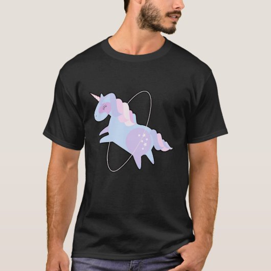 Unicornグラフィック体操体操Acrobat Tシャツ (正面)