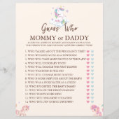 Unicornゲーム推測誰が虹の赤ちゃんシャワー (正面)