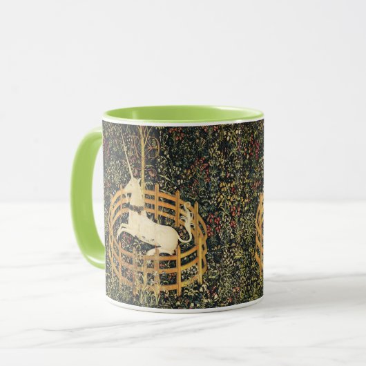 UNICORNゴシックファンタジー花、フローラモチーフ マグカップ (正面左)