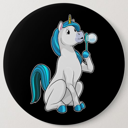 Unicornシャボン玉 缶バッジ (正面)