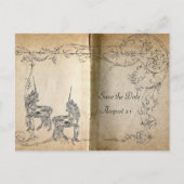 Unicornストーリーブック日付を保存 案内ポストカード (正面)