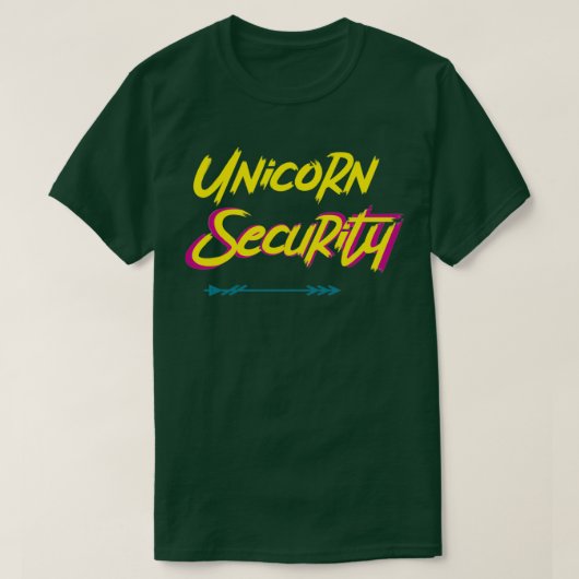 Unicornセキュリティコピー1 Tシャツ (デザイン正面)