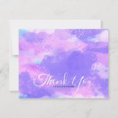 Unicornテーマ-ご注文頂きありがとうございます サンキューカード (裏面)