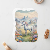 Unicornノートカード ノートカード (正面/裏面インサイチュ)