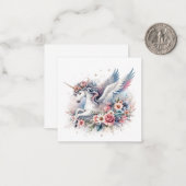 Unicornノートカード ノートカード (正面/裏面インサイチュ)