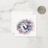 Unicornノートカード ノートカード (正面/裏面インサイチュ)