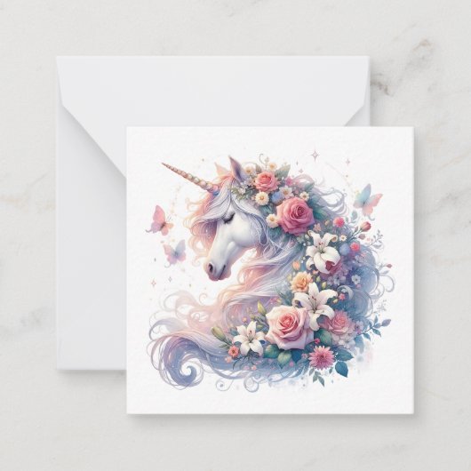 Unicornノートカード ノートカード (正面)