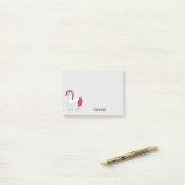 Unicornパーソナライズされた Post It Notes ポストイット (デスク上)