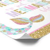 Unicornパーティーテーブルサイン魔法のUnicornポスター ポスター (角)