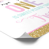 Unicornパーティーテーブルサイン魔法のUnicornポスター ポスター (角)