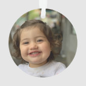 Unicornフォトピンク金ゴールドスポットガーリーかわいいオーナメント オーナメント (裏面)