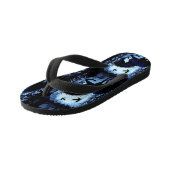 Unicornブラック魔法フェアリーinダークフォレスト キッズビーチサンダル (アングル)