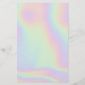 Unicornホログラフィック文房具 便箋 (裏面)