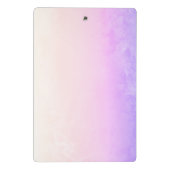 Unicornホログラフィー水彩抽象芸術 ミニクリップボード (裏面)