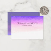 Unicornホログラフィー水彩画 ノートカード (正面/裏面インサイチュ)