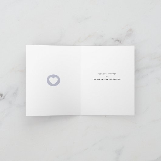 UnicornモダンはっきりしたはMUMのデイカードに感謝 カード (内部)