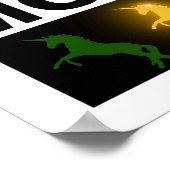 Unicornモード待機ポスタおもしろいー ポスター (角)