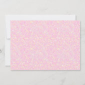 Unicorn写真Unicornバースデーパーティ招待状 招待状 (裏面)