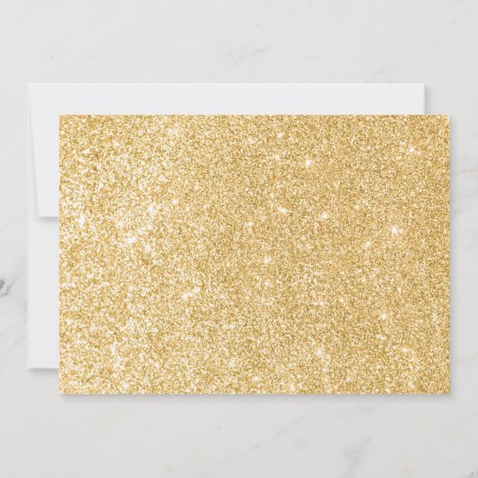 Unicorn冬の誕生日招待状と写真 招待状 (裏面)