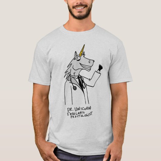 Unicorn博士 Tシャツ (正面)