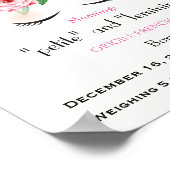 Unicorn名前の意味keepsake子供部屋 ポスター (角)