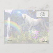 Unicorn夢はがきby DreamFlame 5D ポストカード (裏面)