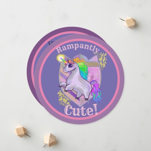 Unicorn大勢是非告知 案内状 (正面/裏面インサイチュ)