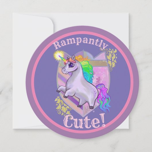 Unicorn大勢是非告知 案内状 (正面)