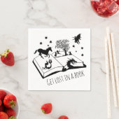 Unicorn失ったのファンタジー スタンダードカクテルナプキン (インサイチュ)