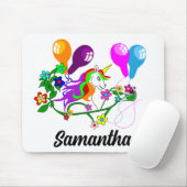 UNICORN女かわいらし子用のマウスのユニコーン マウスパッド (マウス)