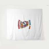 Unicorn平和と花フローラフラワークラウンタンク タペストリー (正面(横))