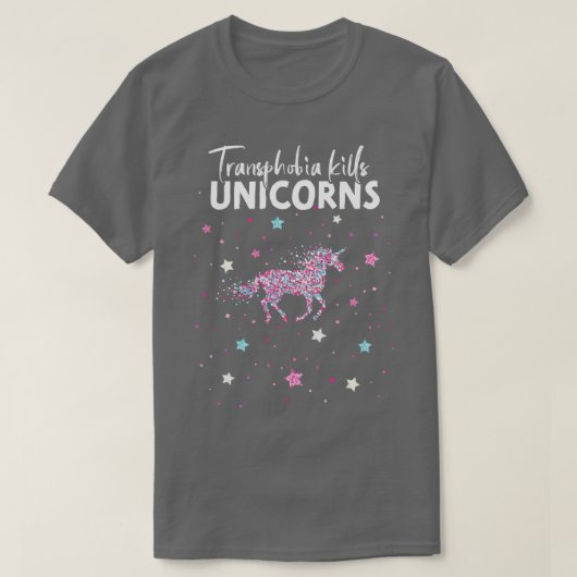Unicorn性転性多性帯性頻拍 Tシャツ (デザイン正面)