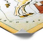 Unicorn星図 – モノセロス星座 ポスター (角)