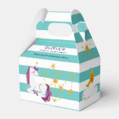 Unicorn星座グリーン1st誕生日ありがとう フェイバーボックス (裏面サイド)