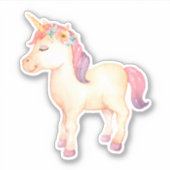 Unicorn水色シール シール (正面)