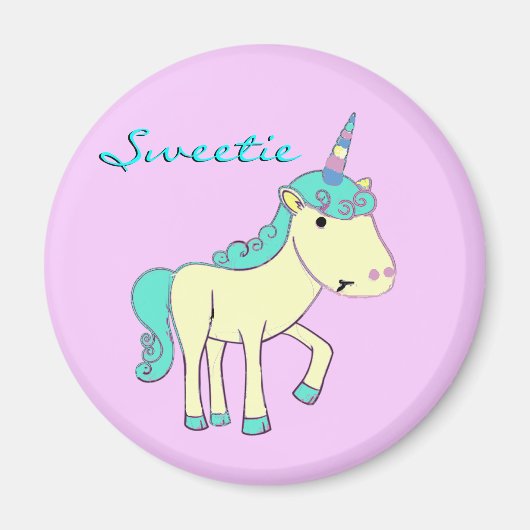 Unicorn磁石を甘くする – マグネット (正面)