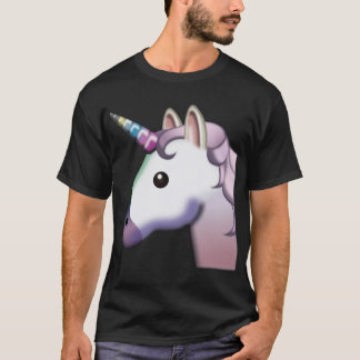 Unicorn神話の生き物おとぎ話の絵文字の馬F Tシャツ
