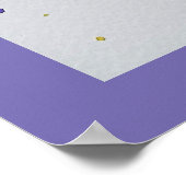 Unicorn絵画の後を追夢の水色 ポスター (角)