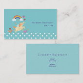 Unicorn虹の雲と花 名刺 (正面/裏面)